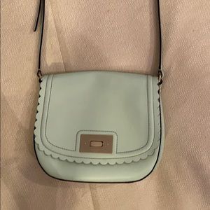 Kate spare mint scallop purse